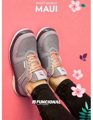 ZAPATILLA CALZADO DE SEGURIDAD FUNCIONAL MUJER MAUI NUMEROS DEL 34 AL 42