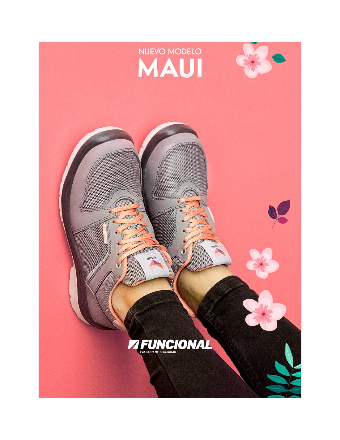 ZAPATILLA CALZADO DE SEGURIDAD FUNCIONAL MUJER MAUI