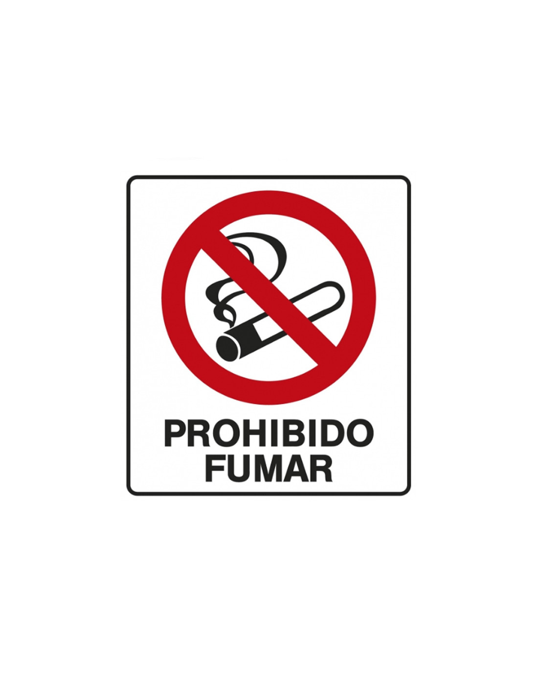 CARTEL 40x45 CMS - PROHIBIDO FUMAR